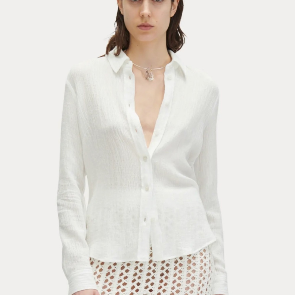 Rachel Comey Thyme Shirt (Size: 2, Color: White)